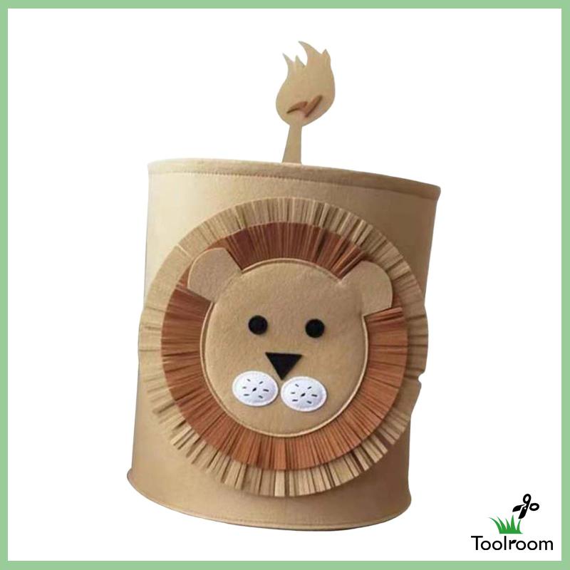 Giỏ Đựng Đồ Giặt / Đồ Chơi Bằng Vải Nỉ Chống Nước Sắp Xếp Gọn Gàng Cho Bé