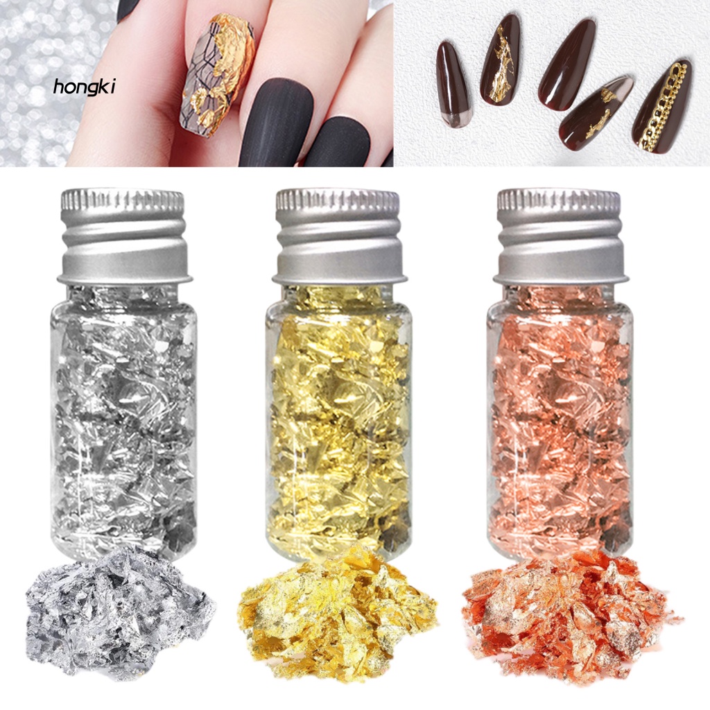 Giấy Foil Dán Móng Nghệ Thuật 3 Tông Màu Sắc Tùy Chọn Chống Phai Màu Đa Năng Cho Nữ