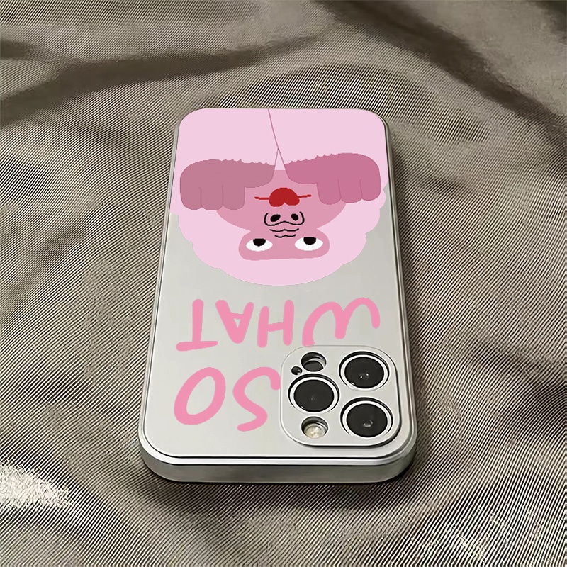 Ốp Điện Thoại TPU Silicon Mềm Chống Sốc Mạ Điện Hình Đôi Mắt Thiên Thần Cho IPhone 11 14 13 12 Pro XS Max XR X 8 + 7 6S Plus