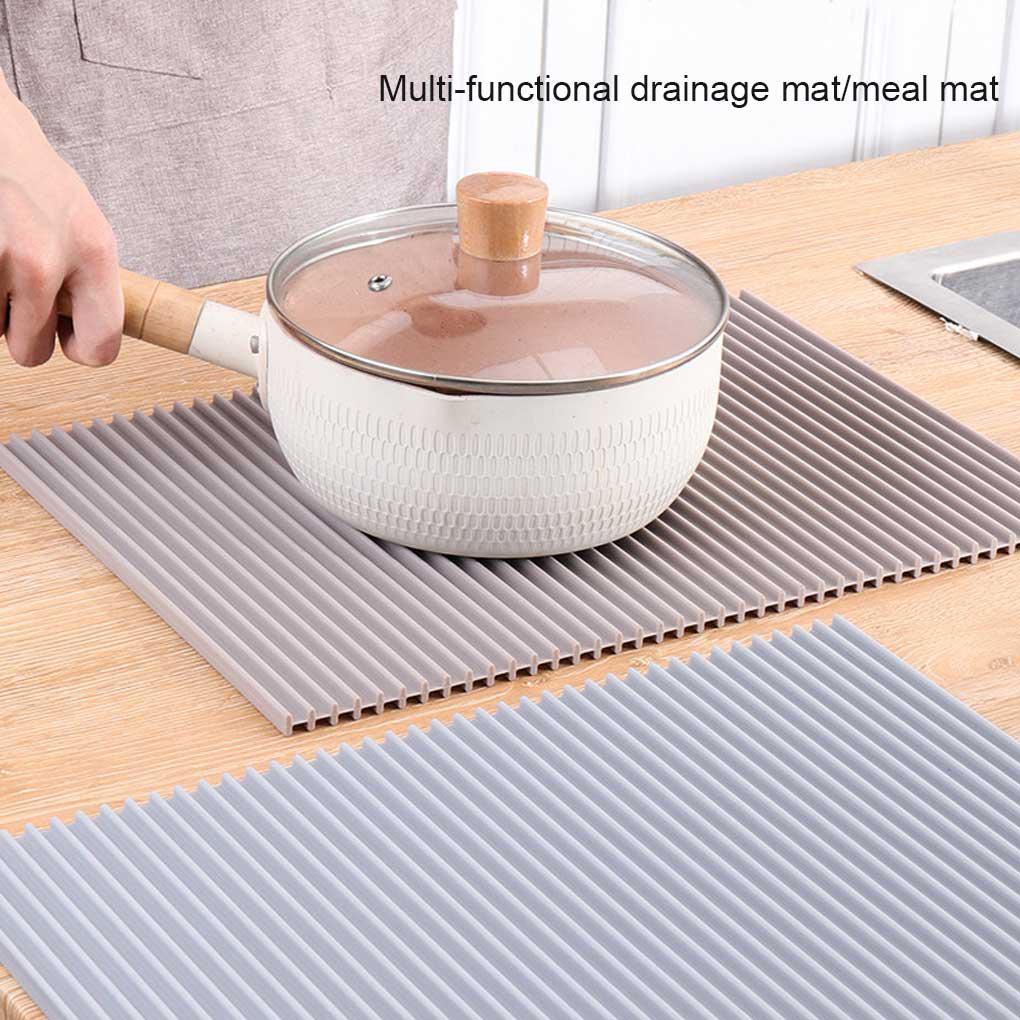 Đệm Phơi Khô Đồ Dùng Bằng Silicone Cách Nhiệt Đơn Giản Chuyên Dụng