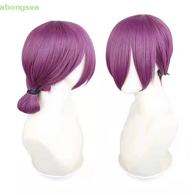 Tóc Giả Dạng Chuỗi Hạt Hóa Trang Nhân Vật Anime Màu Tím Nâu Đuôi Ngựa Pelucas