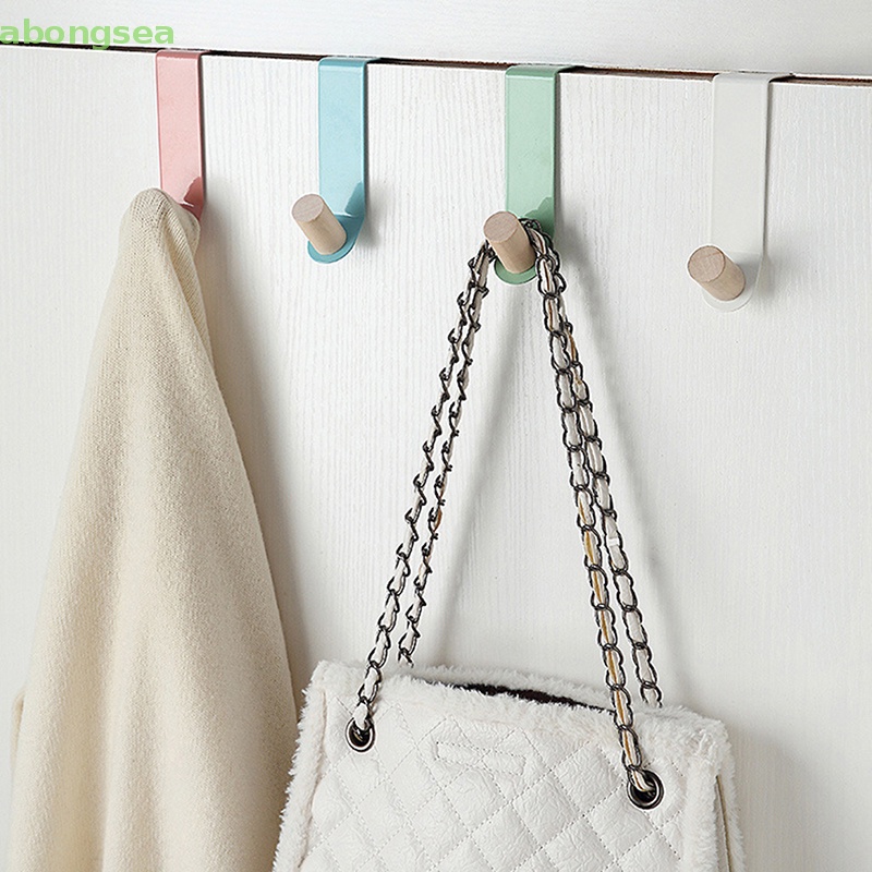 1 Móc Treo Đồ Bằng Thép Carbon Gắn Cửa Sau Lưng Tủ Tiện Dụng