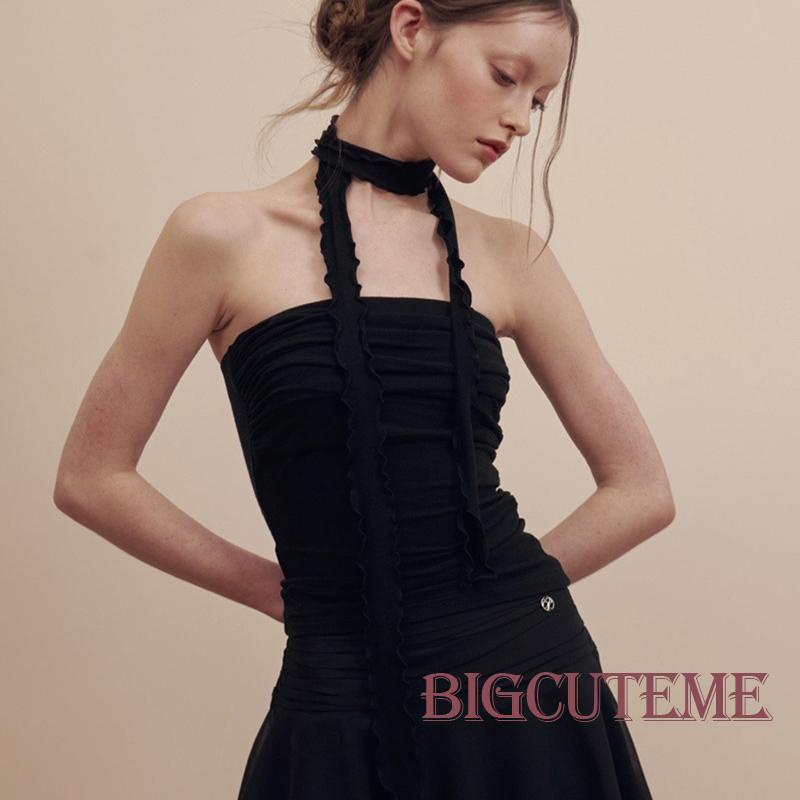 [] Áo Ống Hở Vai Thời Trang Đường Phố Mùa Hè Cho Nữ