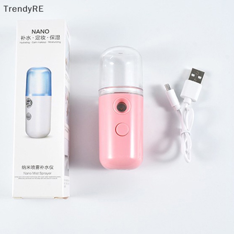 Máy Phun Sương Tạo Độ Ẩm Không Khí Bằng Sóng Siêu Âm Có Thể Sạc Lại Qua Cổng USB