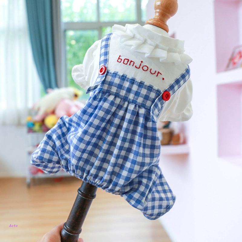 Aoto Bộ Trang Phục Áo Thun Và Quần Dễ Thương Dành Cho Thú Cưng