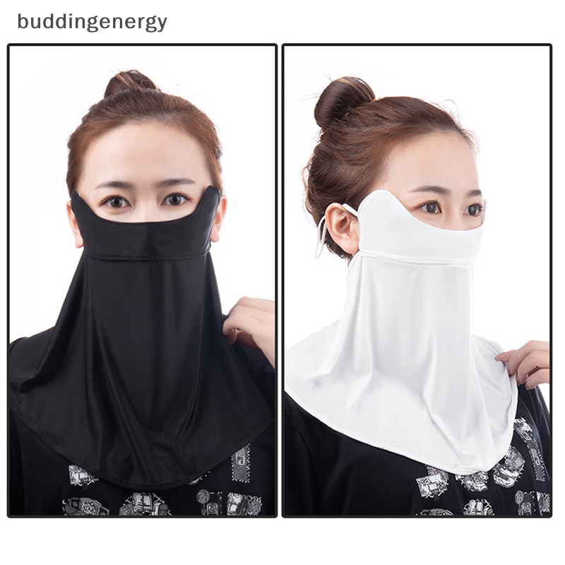 Khẩu Trang Lụa Lạnh Chống Tia UV Thoáng Khí Bảo Vệ Tai Và Cổ