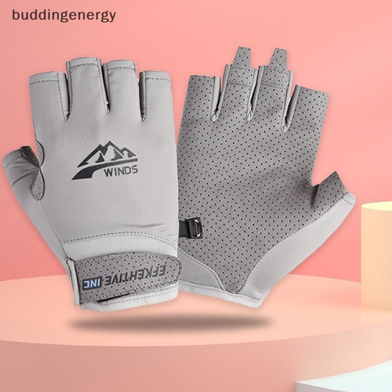 {BUDDI} Mới Găng Tay Đua Xe Máy Lụa Lạnh Mỏng Thoáng Khí Chống Trượt Có Thể Chạm Màn Hình Cảm Ứng Bảo Vệ Tia Uv {BUDDI}