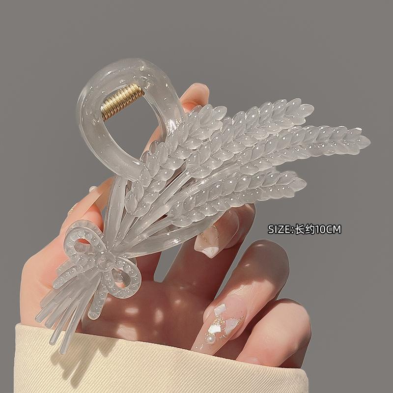 Kẹp Tóc Đuôi Ngựa Cỡ Lớn Hình Lúa Mì 2023