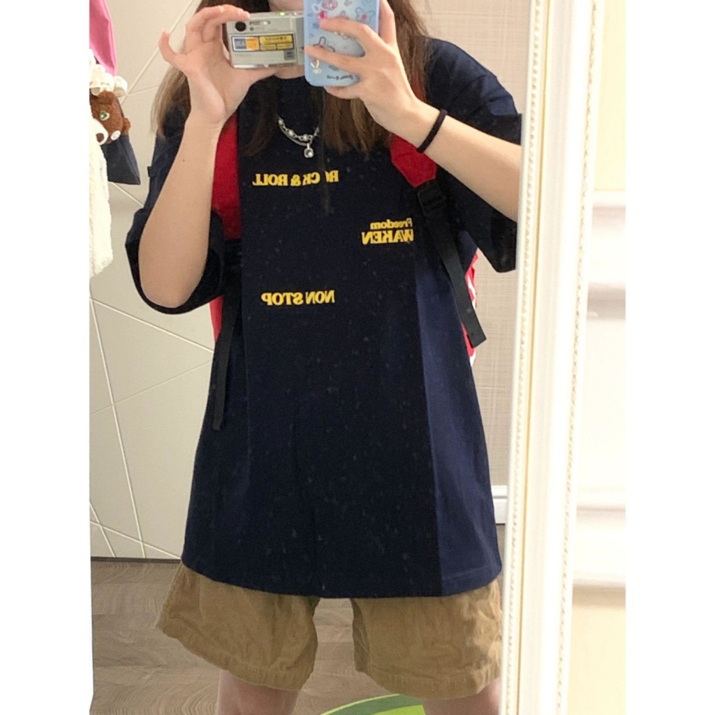 Set Áo Thun Tay Ngắn Và Quần Short Thời Trang Mùa Hè 2023 Cho Nữ