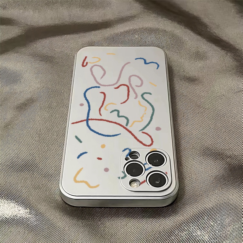 Ốp Điện Thoại Silicon TPU Mềm Mạ Điện Chống Sốc In Họa Tiết Dễ Thương Cho IPhone 14 13 12 11 Pro XS Max XR X 8 + 7 6S Plus