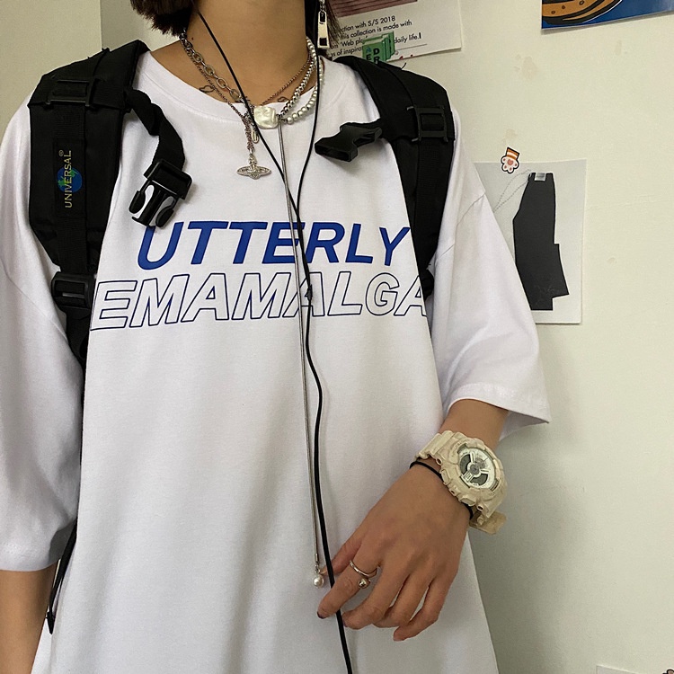 Áo Thun Tay Ngắn Dáng Rộng Phong Cách Hàn Quốc Thời Trang Cho Nữ