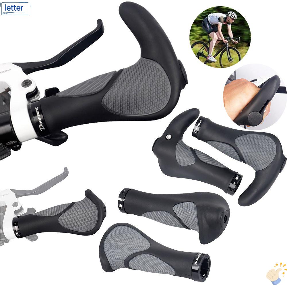 1 Cặp Tay Nắm Xe Đạp Bằng Cao Su Kèm Ốc Vít