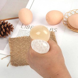 Creative Decompression Simulation Egg Decompression Squeezing Funny and Funny Release Food TPR Toy Eggs