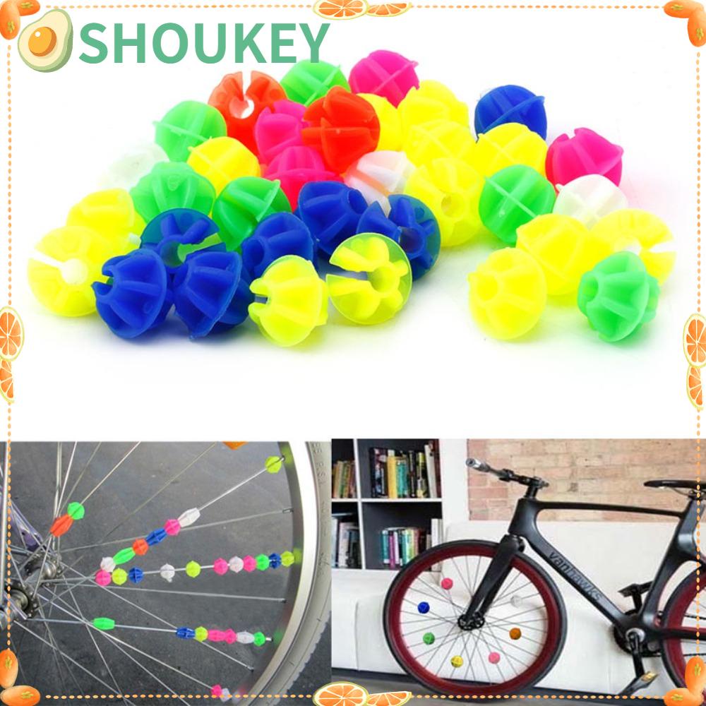 Set 144 Hạt Tròn Nhiều Màu Sắc Trang Trí Căm Xe Hơi SHOUKEY