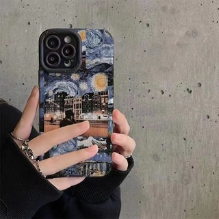 Ốp lưng cho Iphone 11Pro max 14 / 15 / 16 / 17PRO MAX 11 12 / 13 / 6 / 7 / 8plus XR Xmax Tranh sơn dầu của Van Gogh Art Ốp điện thoại minh họa Bao gồm tất cả vỏ mềm chống sốc da cừu