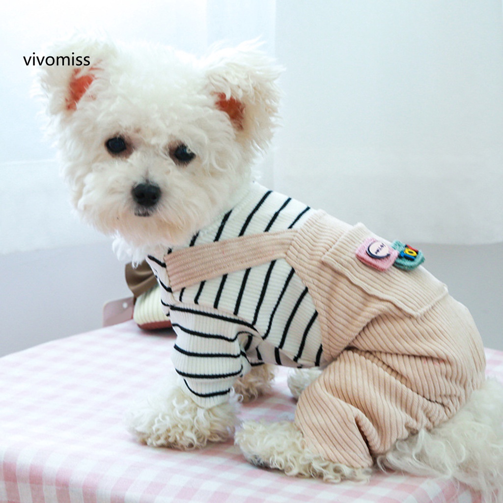 Bộ Áo Liền Quần Kèm Túi Không Dính Giữ Ấm Bốn Ống Cho Cún Cưng