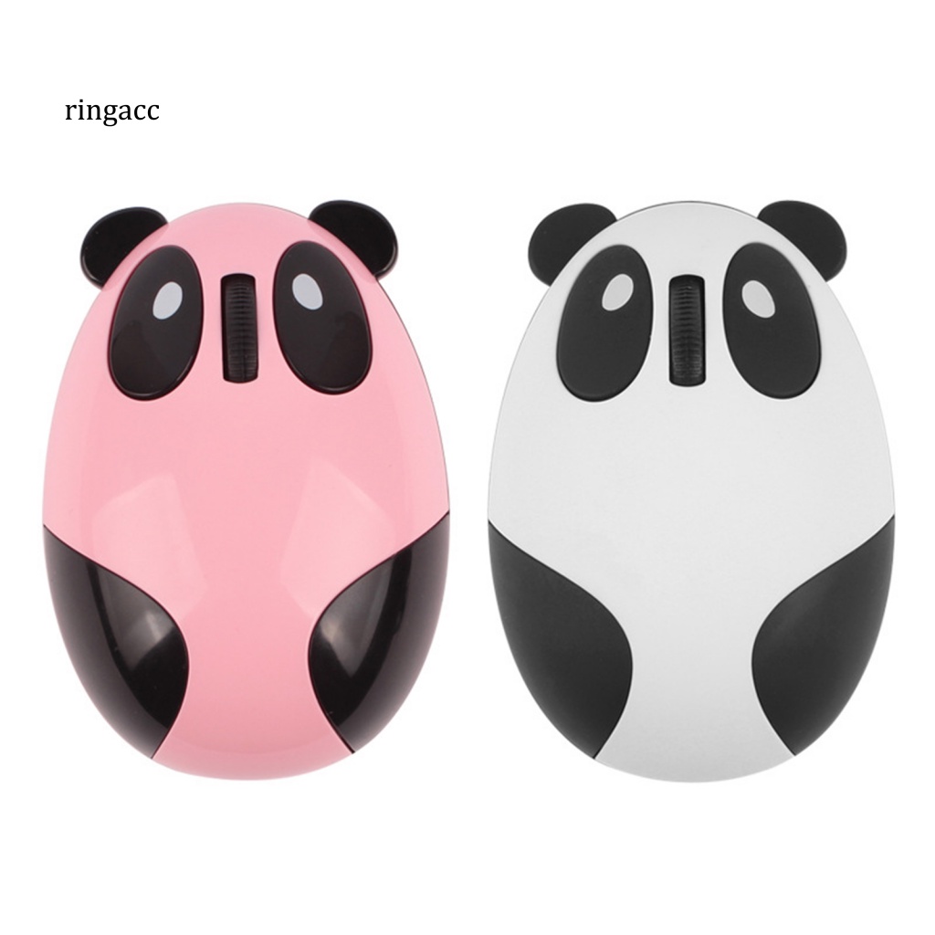 Chuột Không Dây RGA ABS Hình Gấu Trúc Dễ Thương 2.4G 1200DPI