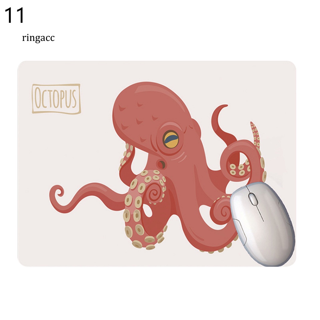 Tấm Lót Chuột Cao Su Hình Động Vật Biển Cho Laptop