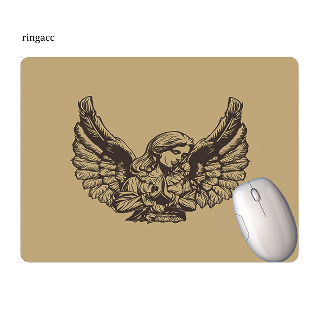 Tấm Lót Chuột Và Bàn Phím Máy Tính Bằng Cao Su Siêu Mỏng Chống Trượt Hình Sừng Hươu Sáng Tạo Tiện Dụng