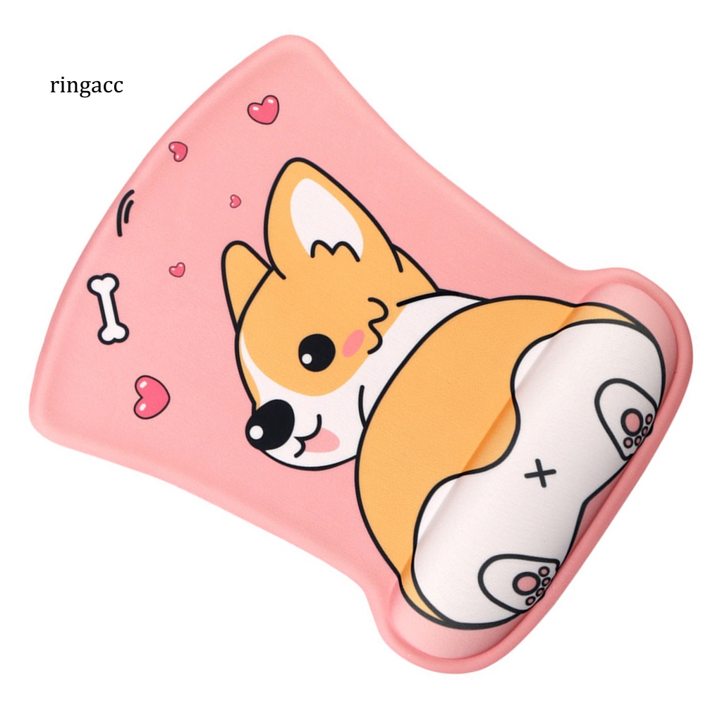 Tấm Lót Chuột Silicone Chống Trượt In Hình Thỏ Cà Rốt Cho Văn Phòng