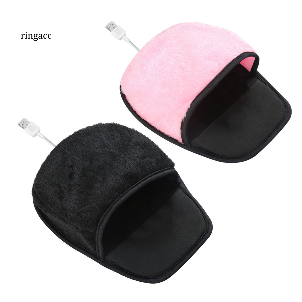 Đệm Lót Chuột Giữ Ấm USB Bằng Silicon Mềm Kích Thước Lớn