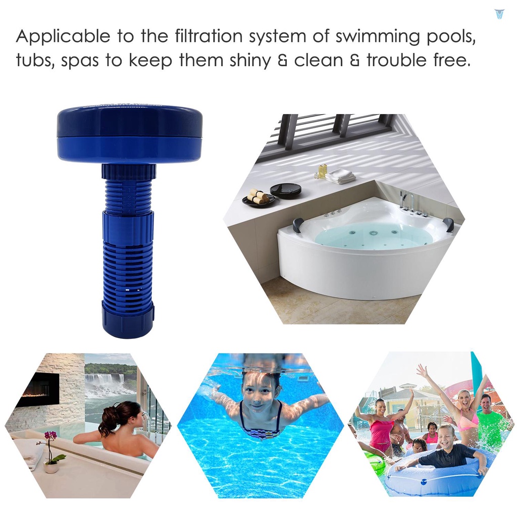 Dụng Cụ Đựng Thức Ăn Nổi Có Thang Đo Lường Xoay Điều Chỉnh Được Dành Cho Bể bơi Spa