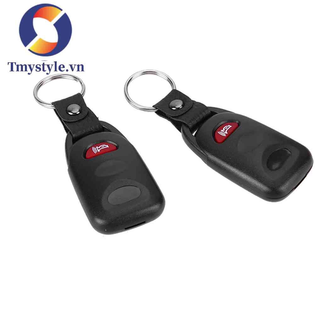 Hệ Thống An Ninh Không Chìa Khóa Chống Trộm Cho Xe Hơi Kèm 2 Remote Điều Khiển