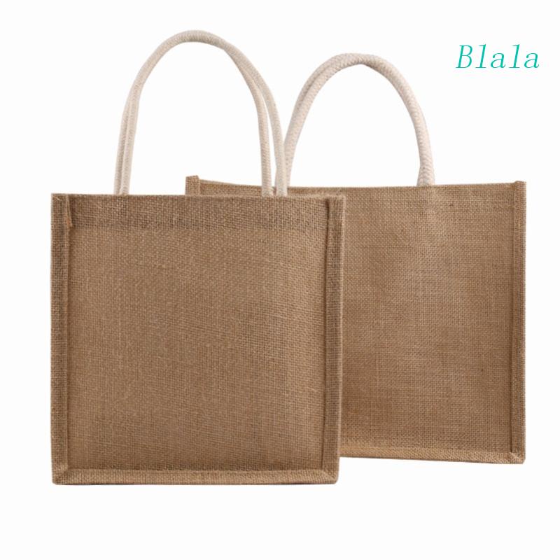 Túi Mua Sắm Bằng Sợi Đay Kích Thước Lớn Có Tay Cầm Có Thể Tái Sử