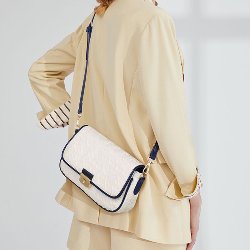 Túi đeo dưới cánh tay Hình Vuông Cỡ Nhỏ Thiết Kế Xếp Ly Phối Dây Đeo Sợi Xích Thời Trang Cao Cấp Cho Nữ