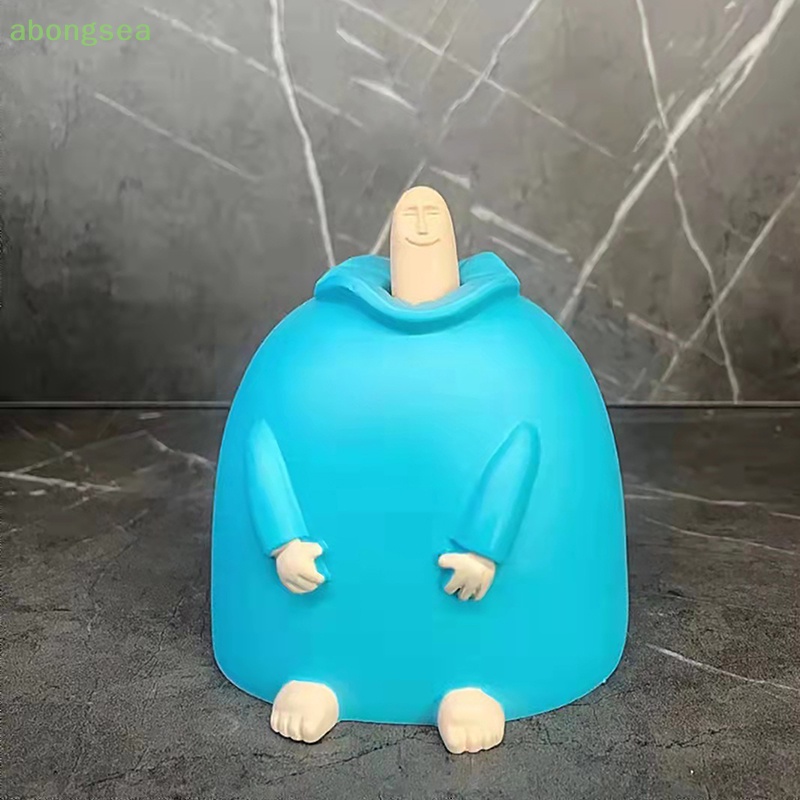 Abongsea Đồ Trang Trí Bàn Hình Mặt Cười Đeo Ngón Tay Giữa Đẹp Mắt