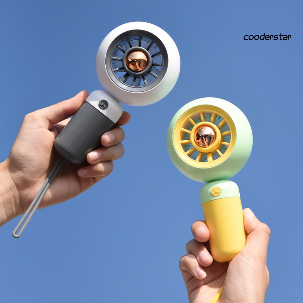 Quạt Điện Làm Mát 5 Cánh Sạc Cổng USB Thiết Kế Turbo Giảm Tiếng Ồn Thấp An Toàn Kích Thước Nhỏ Gọn Dành Cho Gia Đình