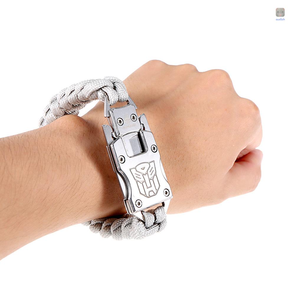 Vòng Đeo Tay Sinh Tồn Kèm Dụng Cụ Cắt Tiện Lợi