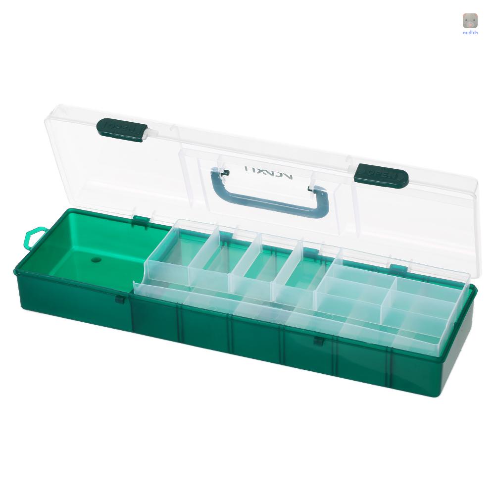 Hộp Đựng Phụ Kiện Câu Cá 2 Tầng Trong Suốt Lixada
