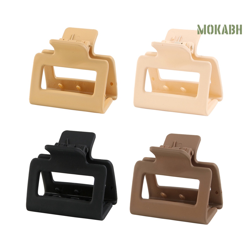 Kẹp Tóc Càng Cua Màu Trơn Chống Trượt Cố Định Tóc Rối Thời Trang Cho Nữ