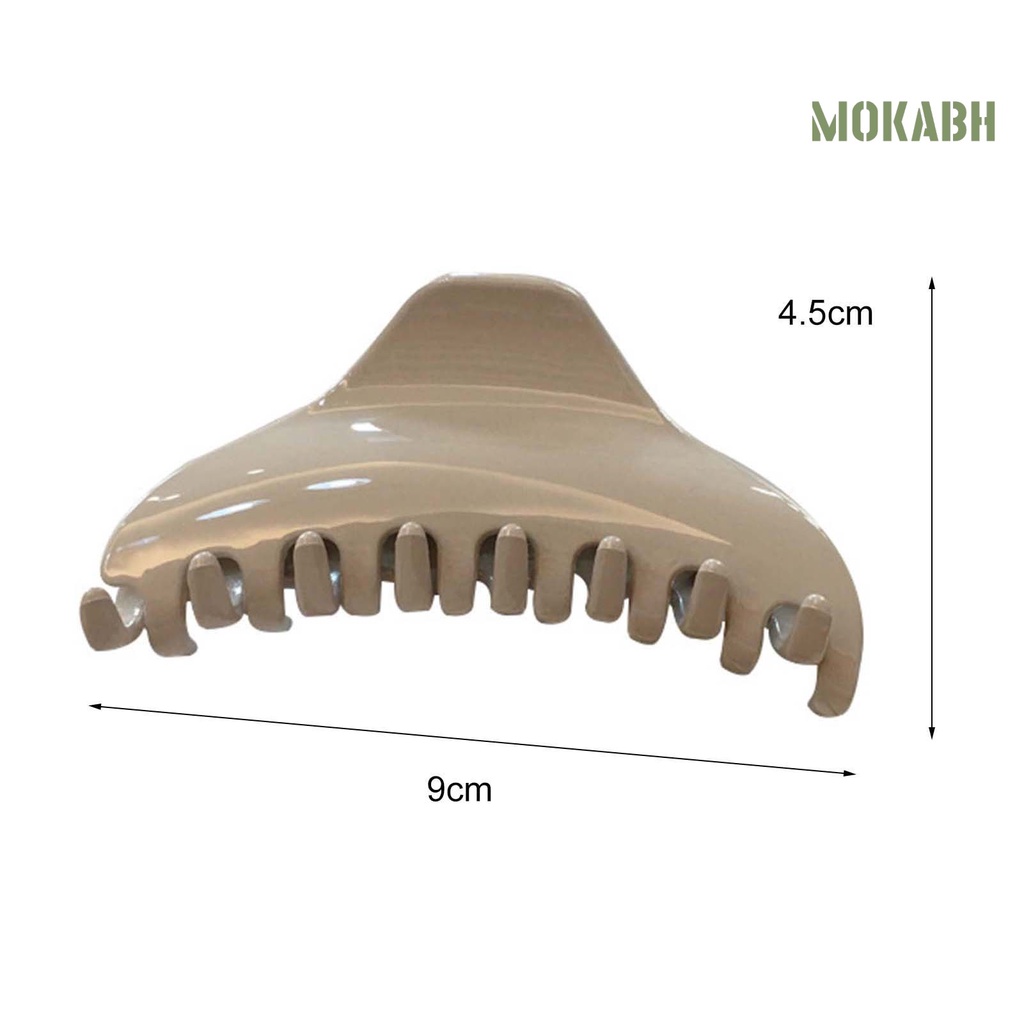 Kẹp Tóc Co Giãn Trong Suốt Chống Trượt Màu Trơn Thời Trang