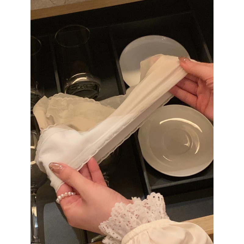 Ultra Quần Lót Lụa Phối Ren Siêu Mỏng Thoáng Khí Thời Trang Quyến Rũ Cho Nữ