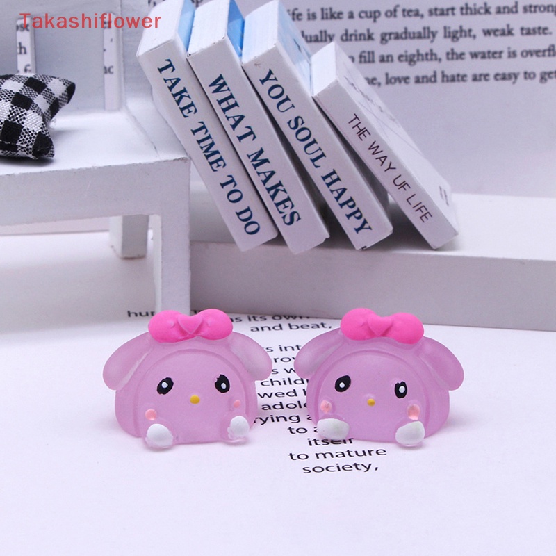 Bộ 5 Thỏ Dạ Quang Ba Chiều Dễ Thương Dùng Trang Trí DIY