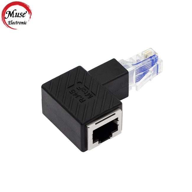 Đầu Chuyển Đổi Rj45 Cat5 / 6 Ethernet Lan Mở Rộng Khuỷu Tay Cái