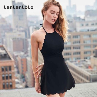 LanLanLo Nữ 2023 Màu Trơn Mùa Hè Dây Ôm Vừa Vặn Lưng Gợi Cảm