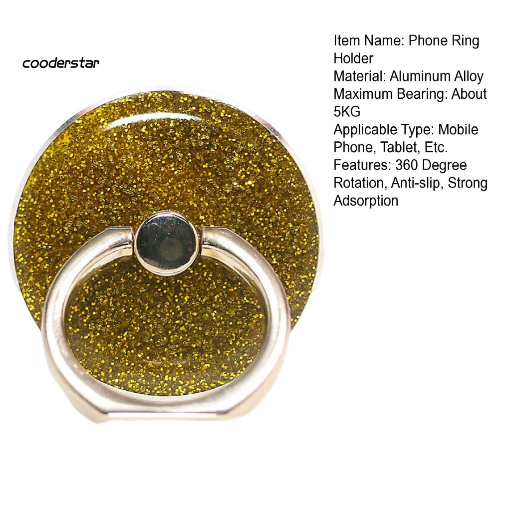 Nhẫn Móc Ngón Tay Giữ Điện Thoại / Máy Tính Bảng Chống Rơi Tiện Dụng