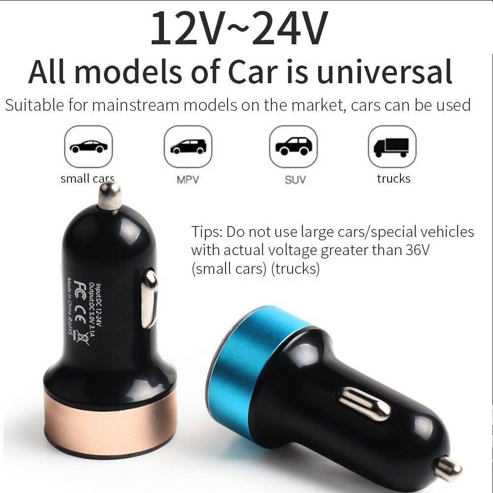 Tẩu Sạc Nhanh USB Cho Xe Hơi U5Q3