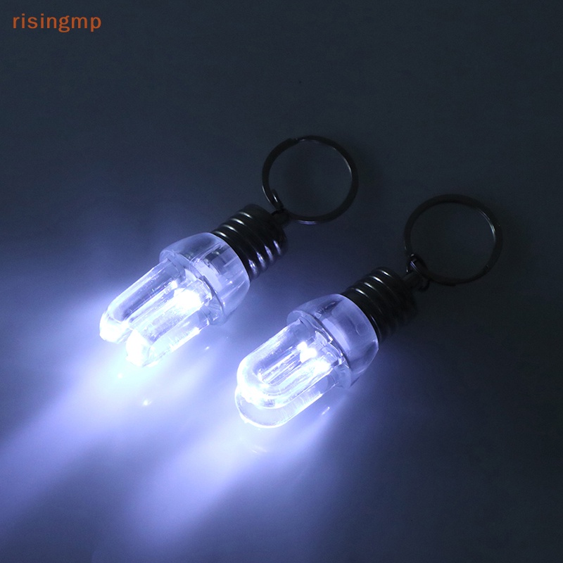 [risingmp] 2 Móc Khóa Bóng Đèn LED Mini Mới Lạ