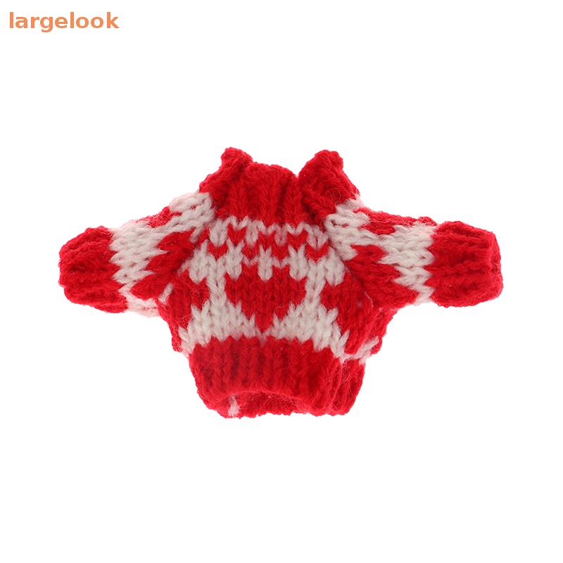 Set Đồ Gồm Áo Sweater Và Quần Ngắn Hình Tai Thỏ Dễ Thương Cho Búp Bê 1 / 12