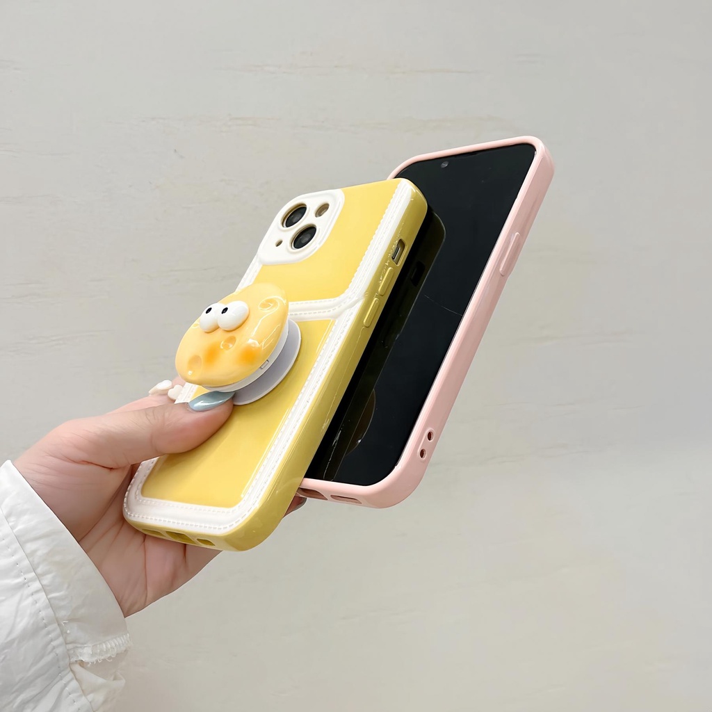 Ốp Điện Thoại tpu Dẻo Màu Sắc Ngọt Ngào Kèm Ngăn Đựng Thẻ &amp; Giá Đỡ Đứng Độc Đáo Cho iPhone 14 13 12 11 PRO MAX