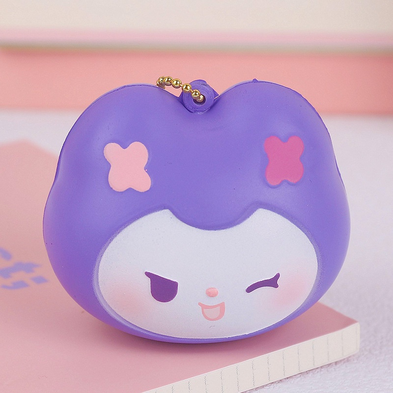 Đồ Chơi Nắn Bóp Đàn Hồi Giảm Stress Hình Búp Bê Hoạt Hình Kuromi Lotso