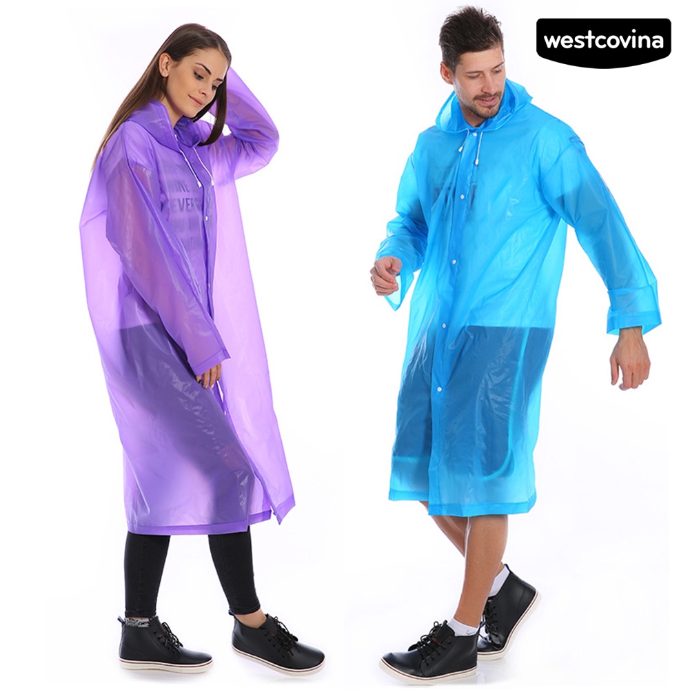 [COD]☁Áo Mưa Di Động Có Mũ Trùm Dày Dặn Chống Nước Có Thể Tái Sử