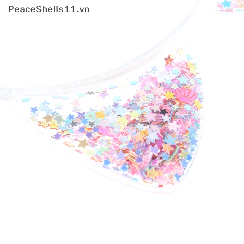 Băng Đô Tai Mèo Đính Kim Sa Lấp Lánh Dễ Thương Cho Bé Gái