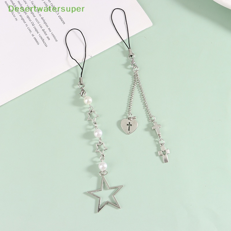 Dsvn Dây Đeo Điện Thoại Hình Ngôi Sao / Trái Tim / Thánh Giá Tối Giản