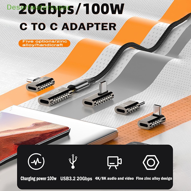 Bộ Chuyển Đổi Type C 4.0 Sang USB Type C 100W 20Gbps Hỗ Trợ Âm Thanh / video 4K / 8K Cho Máy Tính Bảng