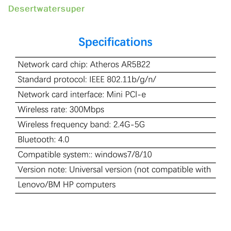 1 Thẻ Mạng Không Dây Băng Tần Kép R5B22 300M 5G Bluetooth 4.0